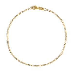 Thin Chain Link Bracelet 14K