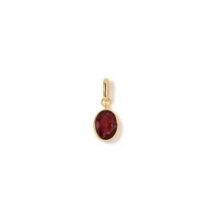 Oval Gemstone Charm