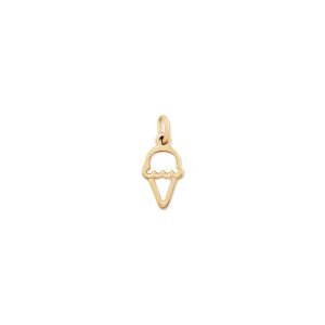 Mini Ice Cream Charm 14K