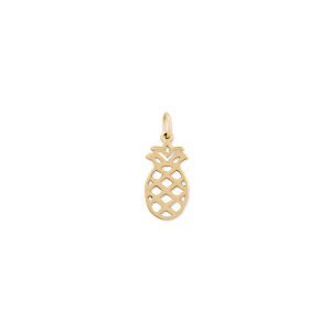 Pineapple Charm Pendant 14K