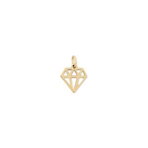 Diamond Shape Charm Pendant