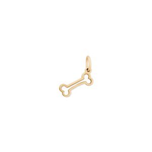 Bone Charm Pendant 14K