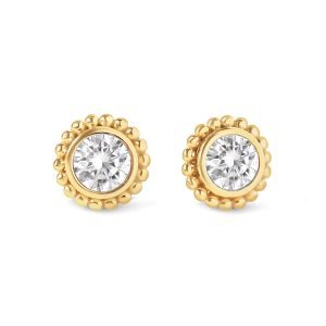Crystal Beaded Halo Studs