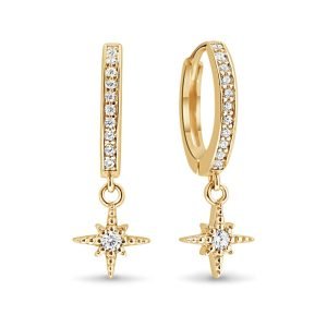 SIO PERR|Starburst Pavé Mini Hoops