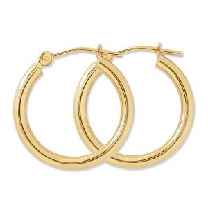 SIO PERR|Midi Hoop Earrings 14K