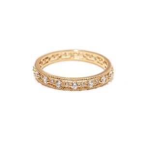 Gemstone Eternity Stacking Ring